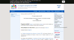 Desktop Screenshot of prague2011.fipf.org